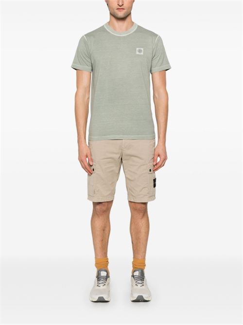 Bermuda Shorts with Compass Application STONE ISLAND | L100011S0010V009A